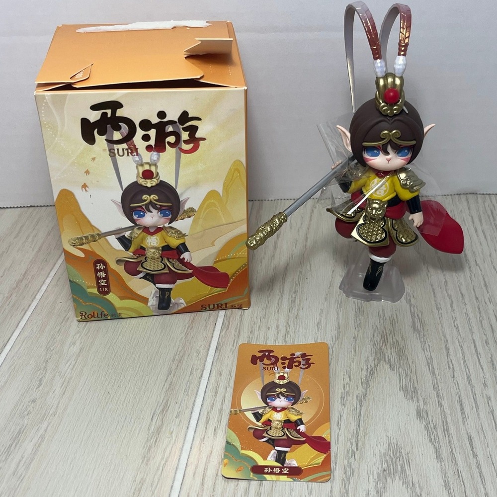 Rolife SURI Journey to the West Series Figure Sun Wukong Yellow Red Anime Girl A